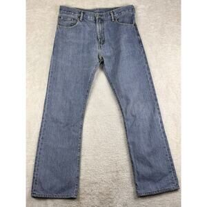 Levis Jeans Mens 34x32 Blue Bootcut 517 Western Denim Cowboy Medium Wash Y 2013